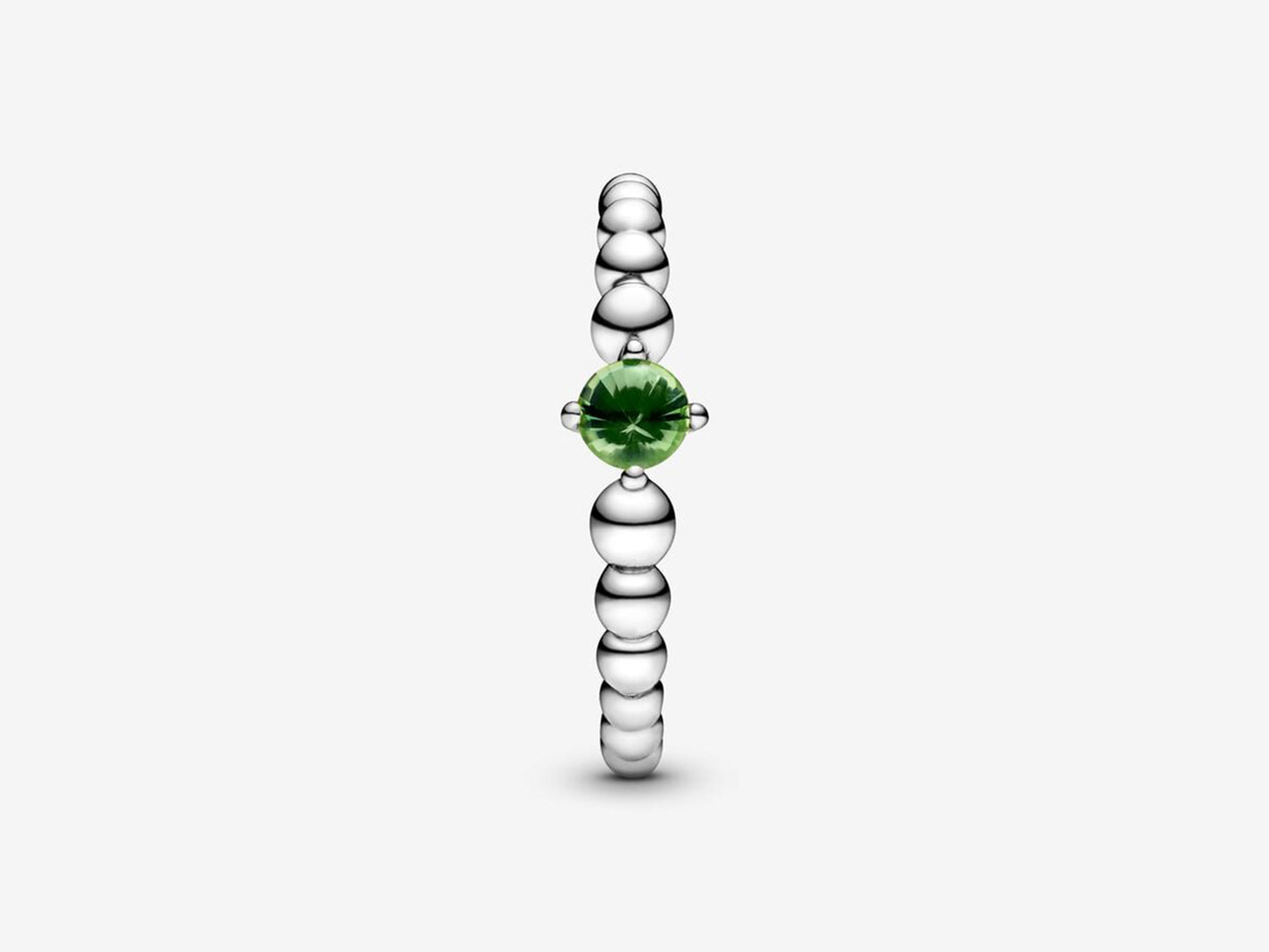 Spring Green Bead Elegance Ring