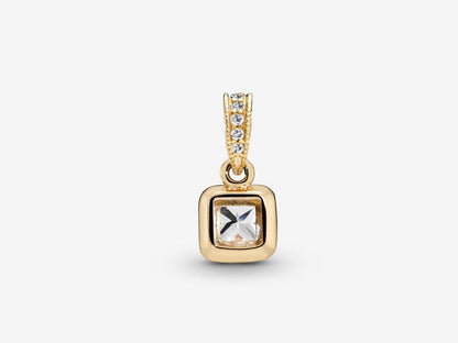 Square Brilliant Halo Pendant
