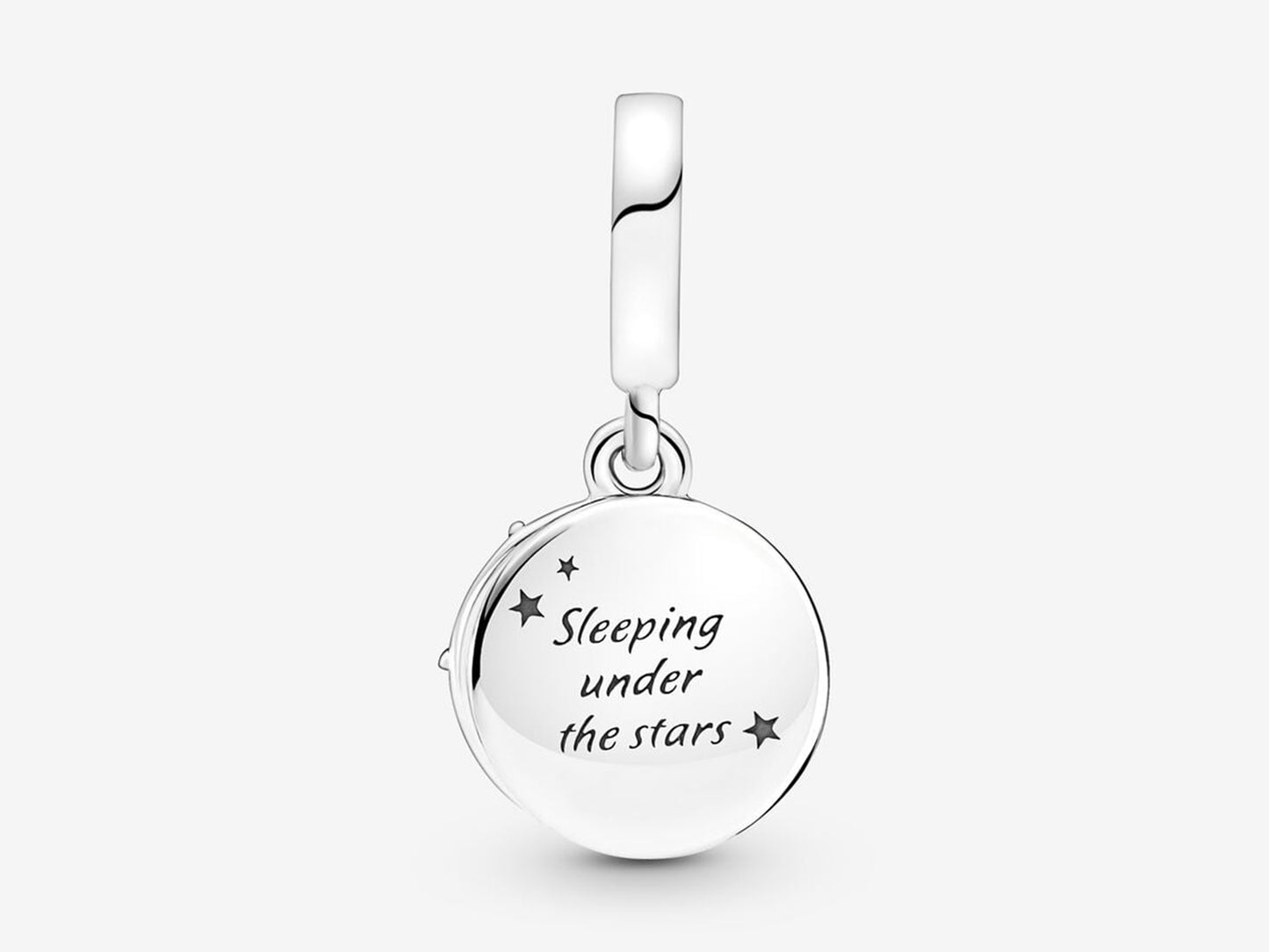 Camping Night Sky Double Dangle Charm