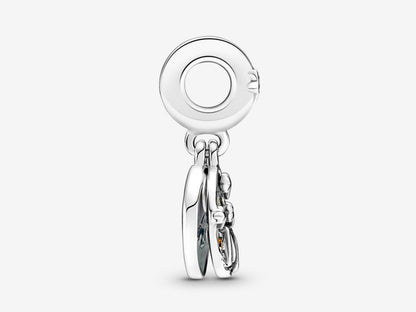 Camping Night Sky Double Dangle Charm