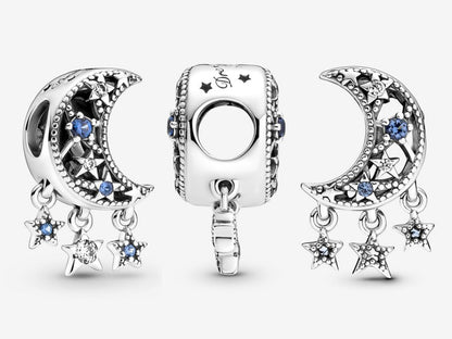 Star & Crescent Moon Charm