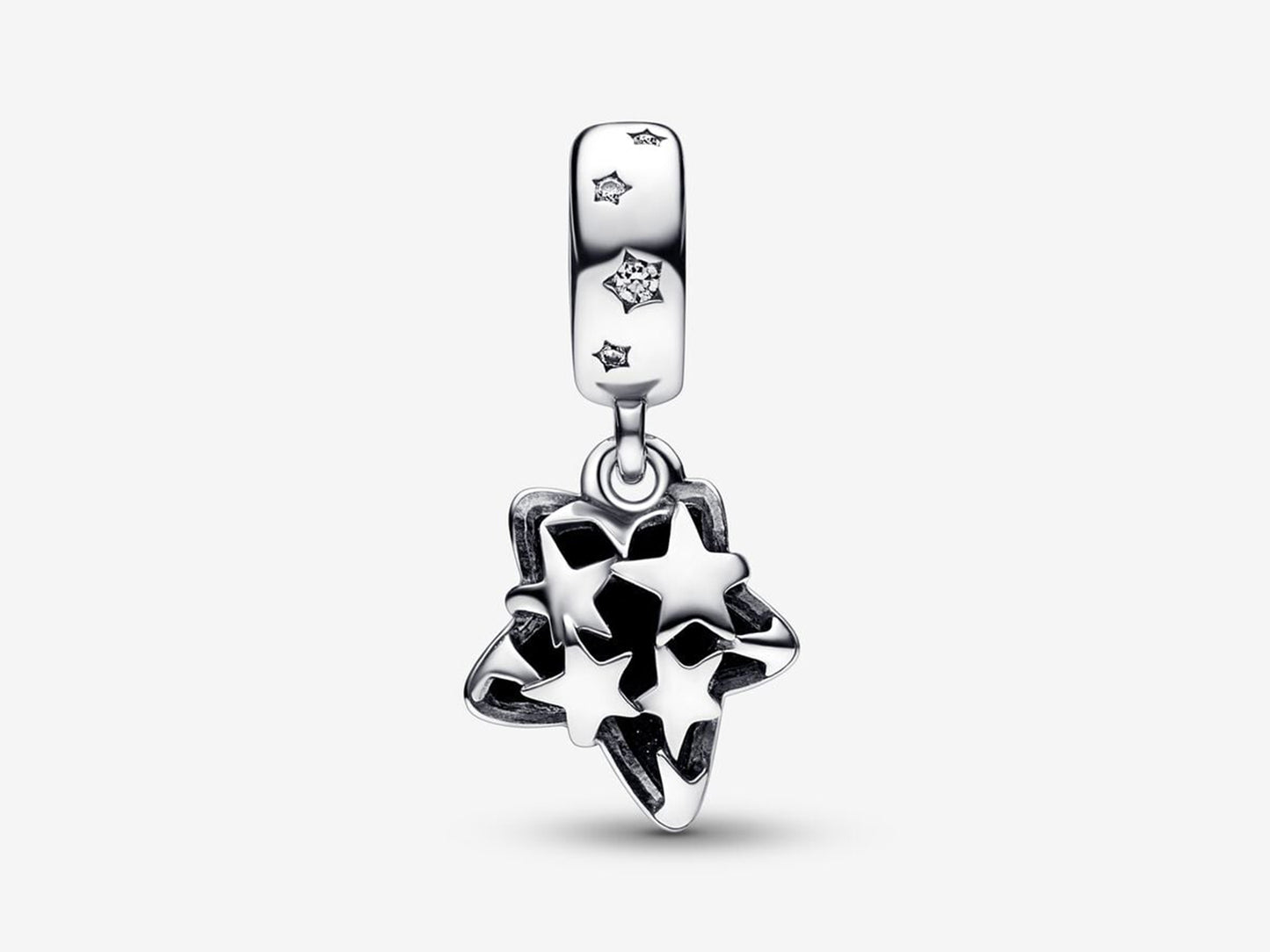 Celestial Galaxy Star Murano Dangle Charm