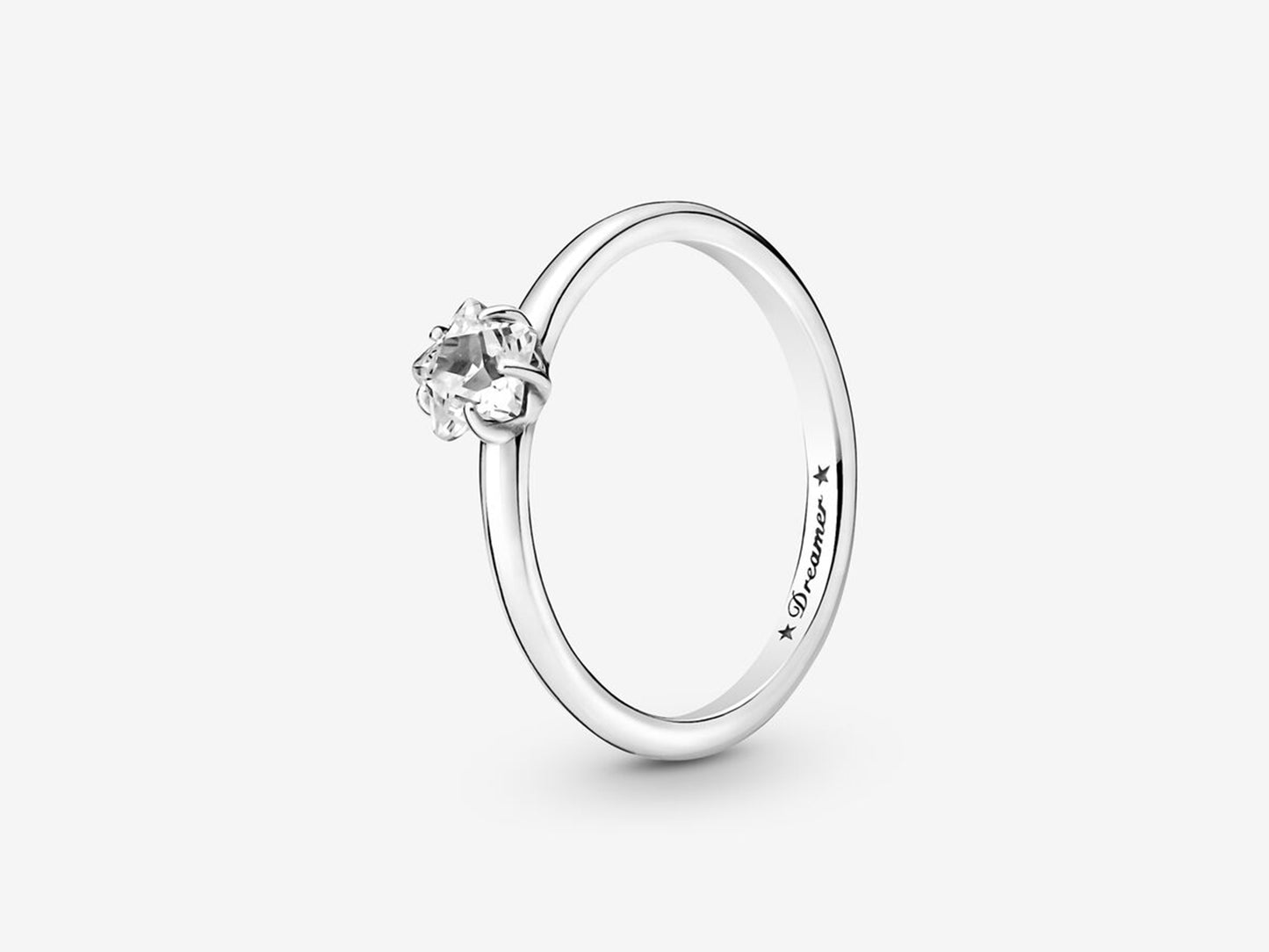 Celestial Sparkling Star Solitaire Ring