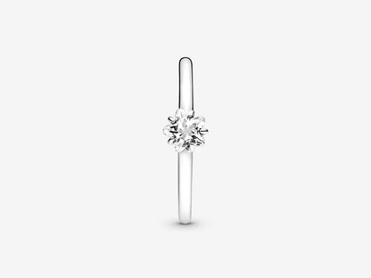 Celestial Sparkling Star Solitaire Ring