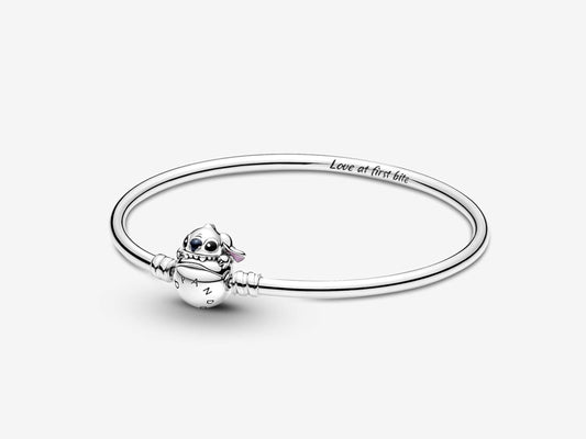 Disney Stitch Biting Clasp Bangle