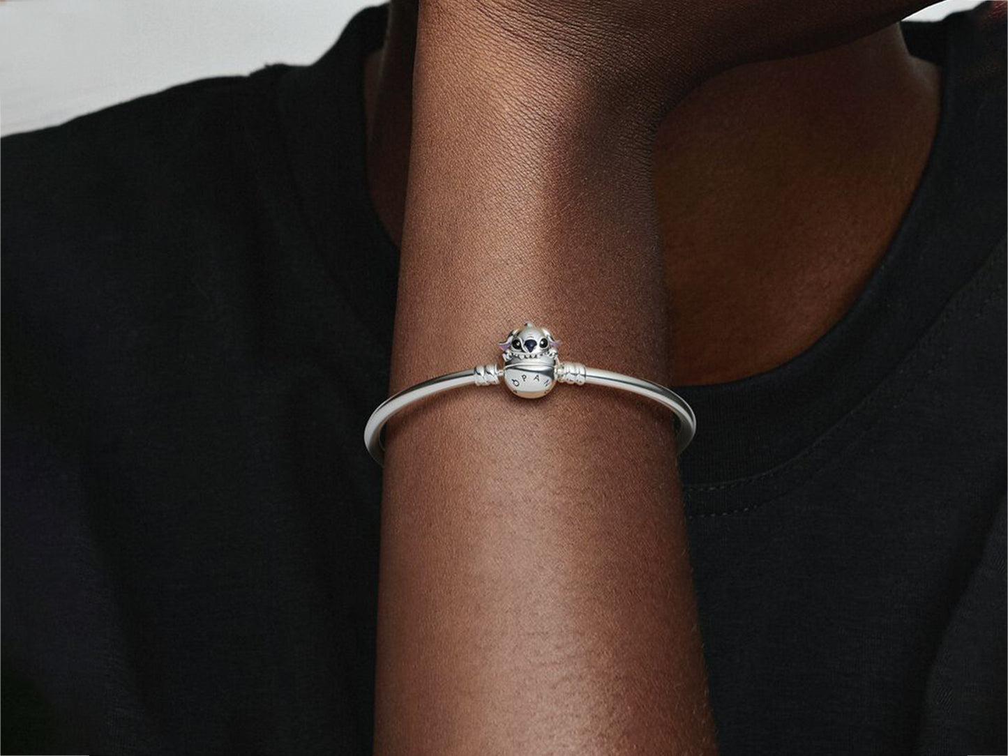 Disney Stitch Biting Clasp Bangle