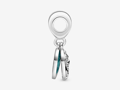 Stork and Twinkling Stars Charm