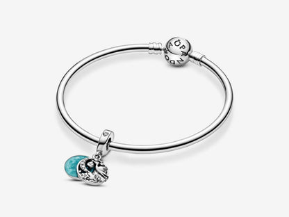 Stork and Twinkling Stars Charm