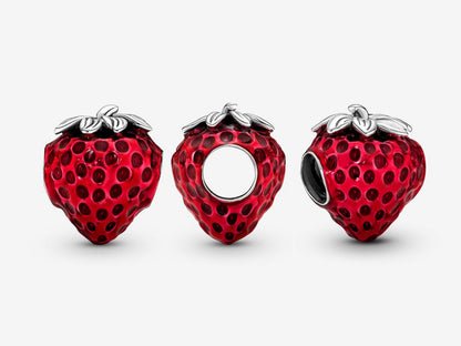 Seeded Strawberry Fruit Charm