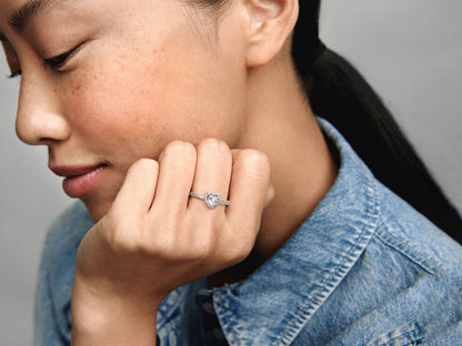 Elevated Heart Ring