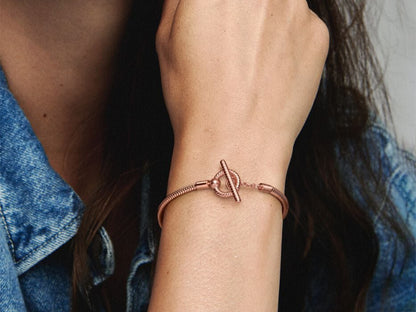 T-Bar Snake Chain Bracelet