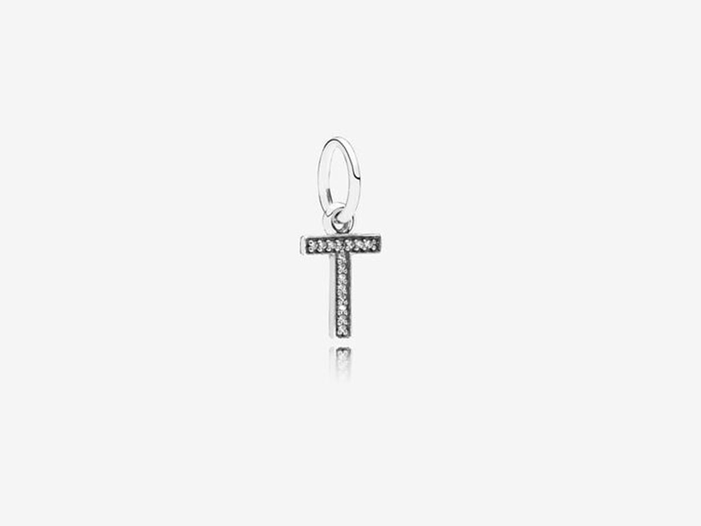 Radiant  Letter T Charm