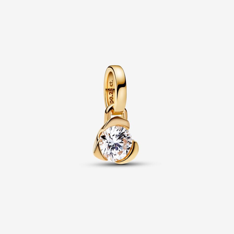 Lab-grown Diamond Heart Pendant 0.25 carat tw 14k Gold