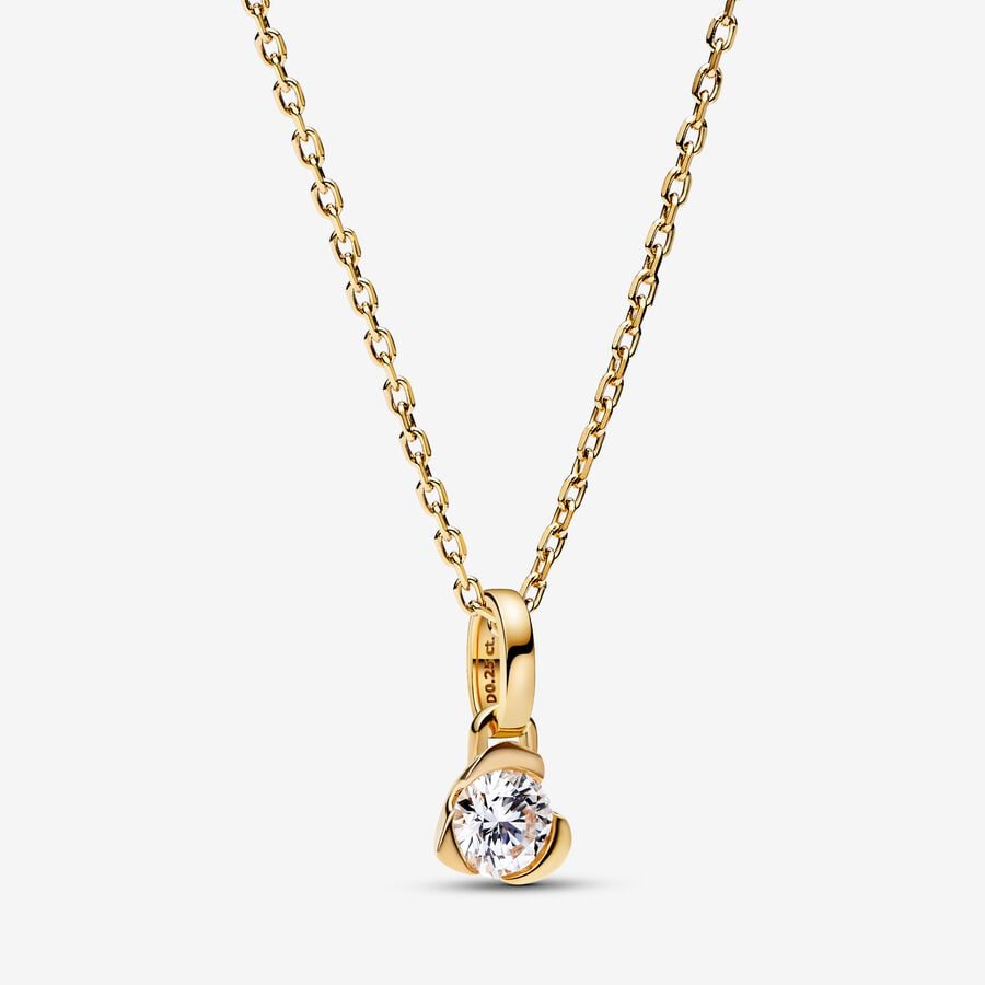 Lab-grown Diamond Heart Pendant 0.75 carat tw 14k Gold