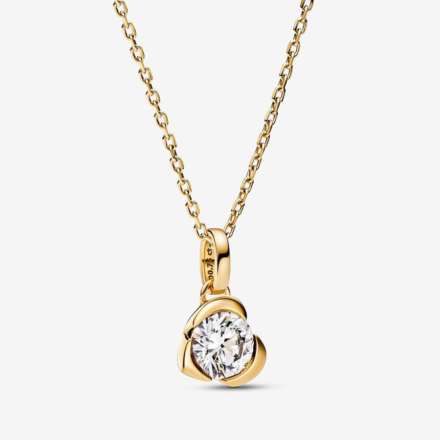 Lab-grown Diamond Heart Pendant 0.25 carat tw 14k Gold