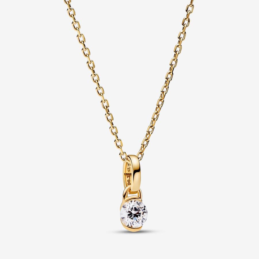 Lab-grown Diamond Infinity Pendant 0.75 carat tw 14k Gold