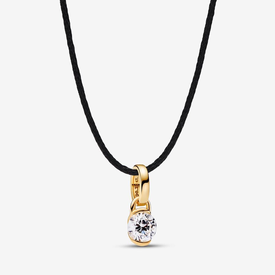 Lab-grown Diamond Infinity Pendant 0.75 carat tw 14k Gold