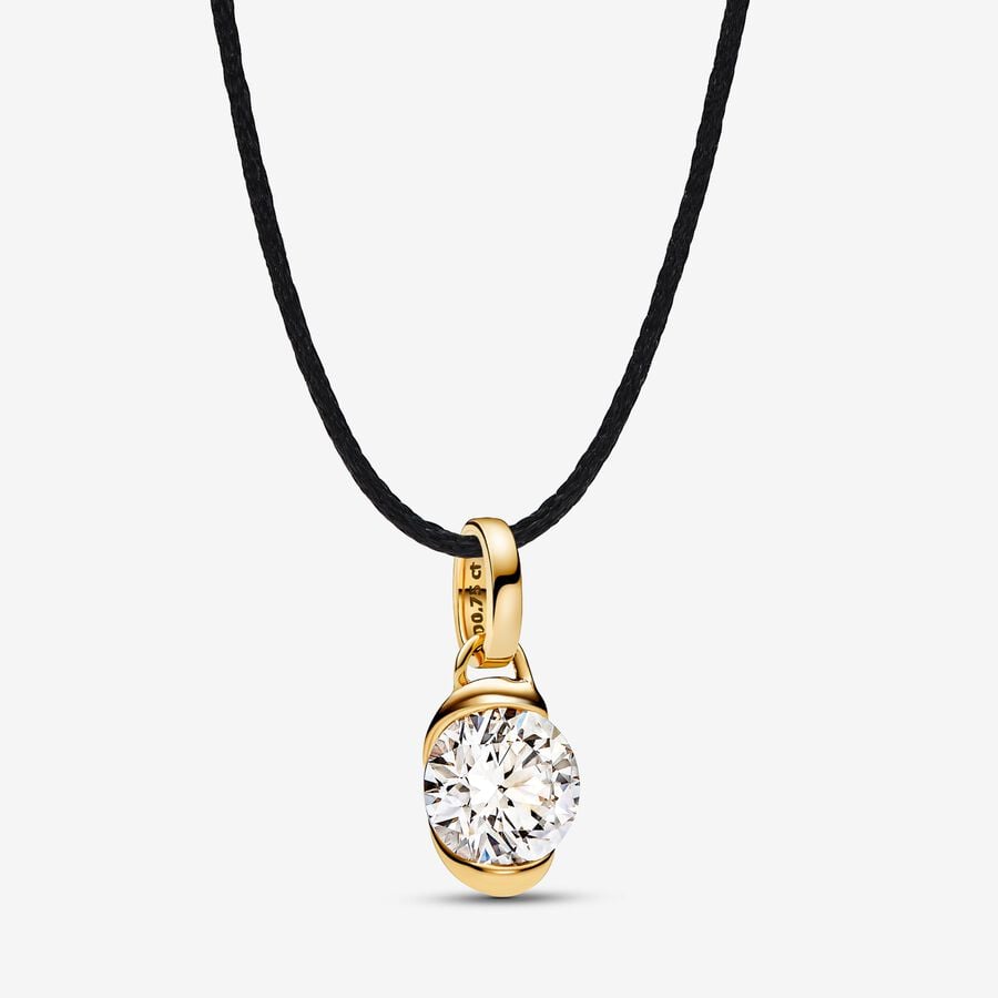 Lab-grown Diamond Infinity Pendant 0.75 carat tw 14k Gold