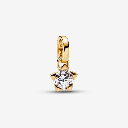 Talisman Lab-grown Diamond Star Pendant 0.25 carat tw 14k Gold
