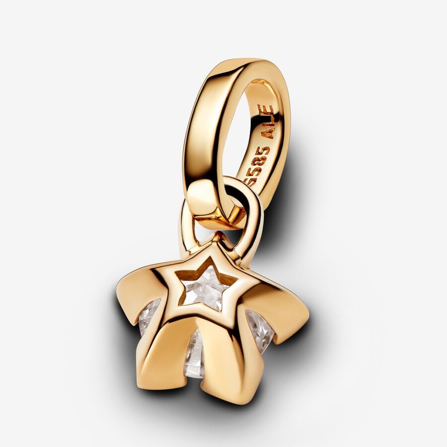 Talisman Lab-grown Diamond Star Pendant 0.25 carat tw 14k Gold