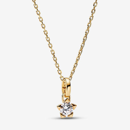 Lab-grown Diamond Star Pendant 0.75 carat tw 14k Gold