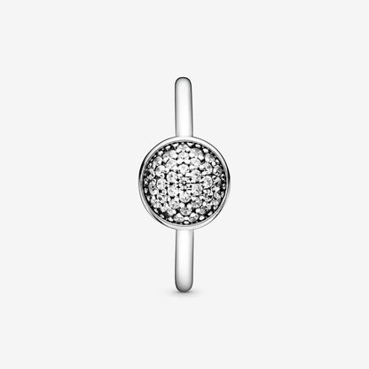 Teardrop Elegance Silver Ring