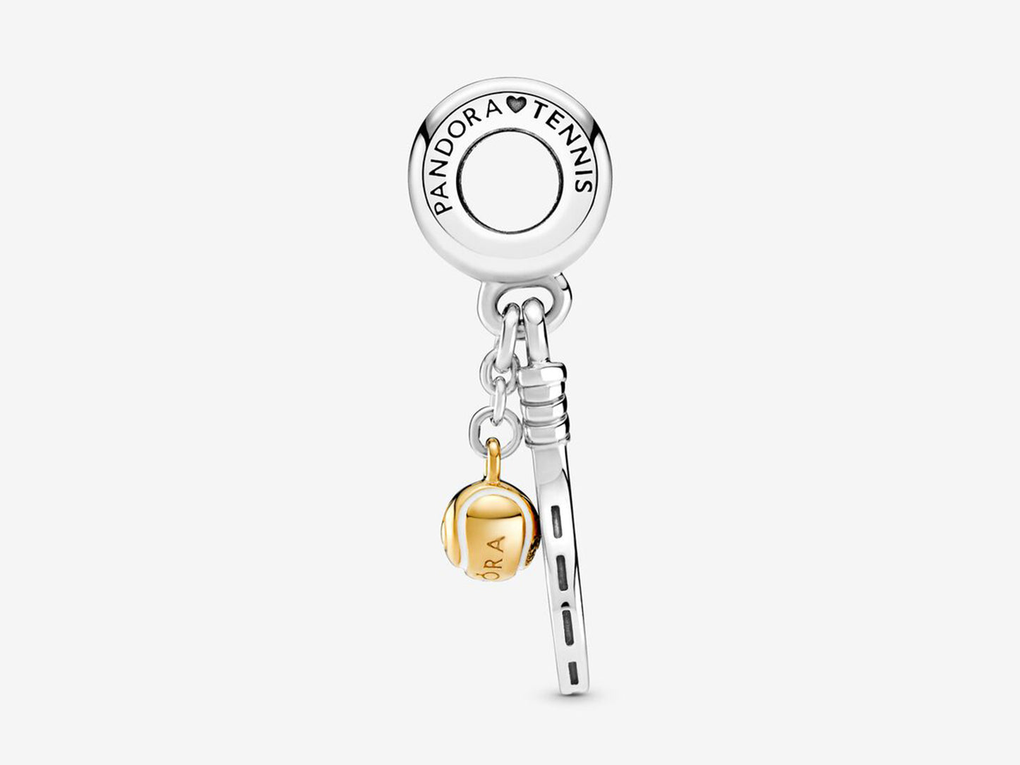 Tennis Racket and Ball Charm