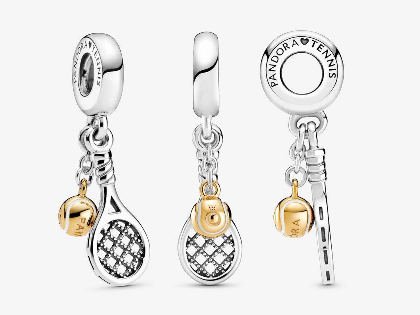 Tennis Racket and Ball Charm