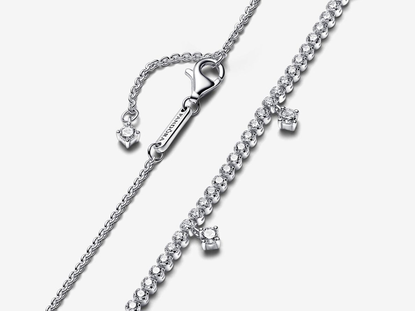Sparkling Drop Collier Necklace