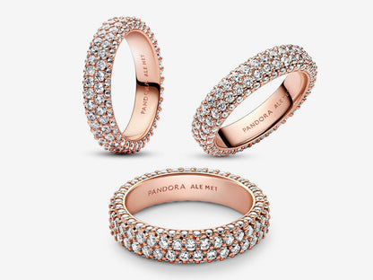 Timeless Pavé Double-row Ring