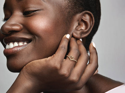 Timeless Wish Sparkling Heart Ring