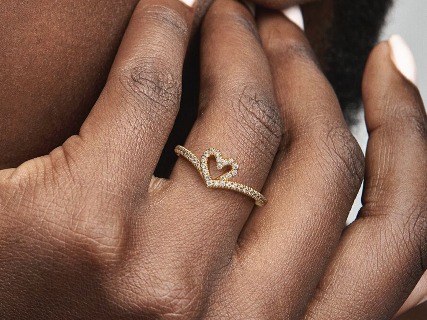 Timeless Wish Sparkling Heart Ring