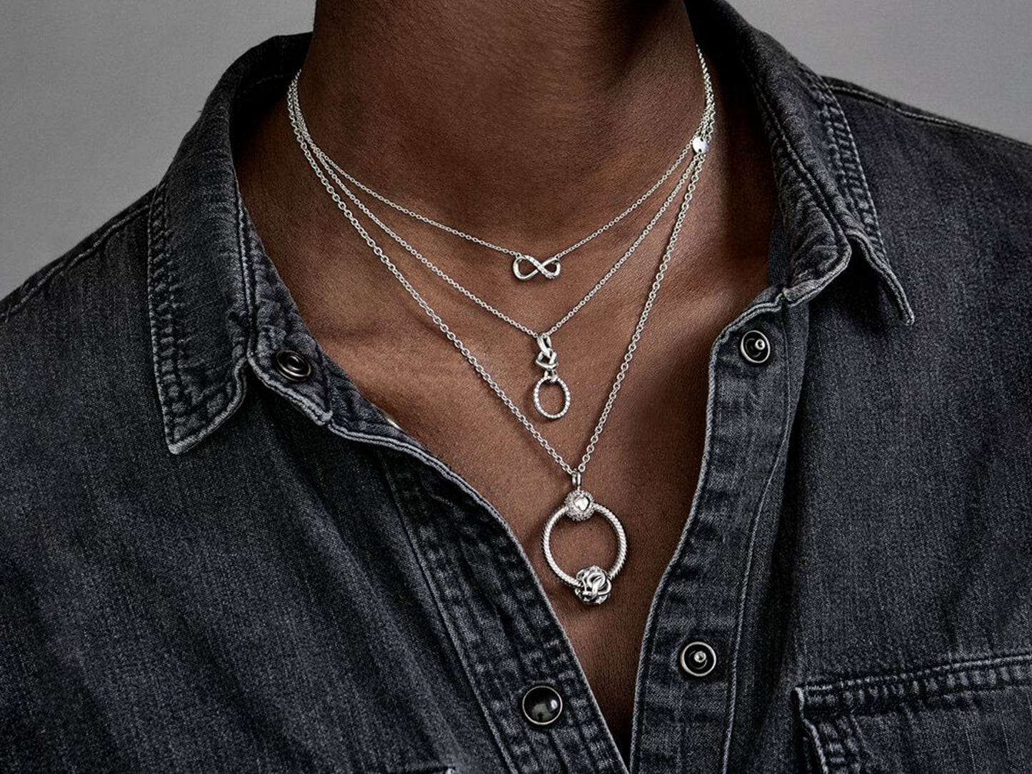 Sparkling Infinity Collier Necklace