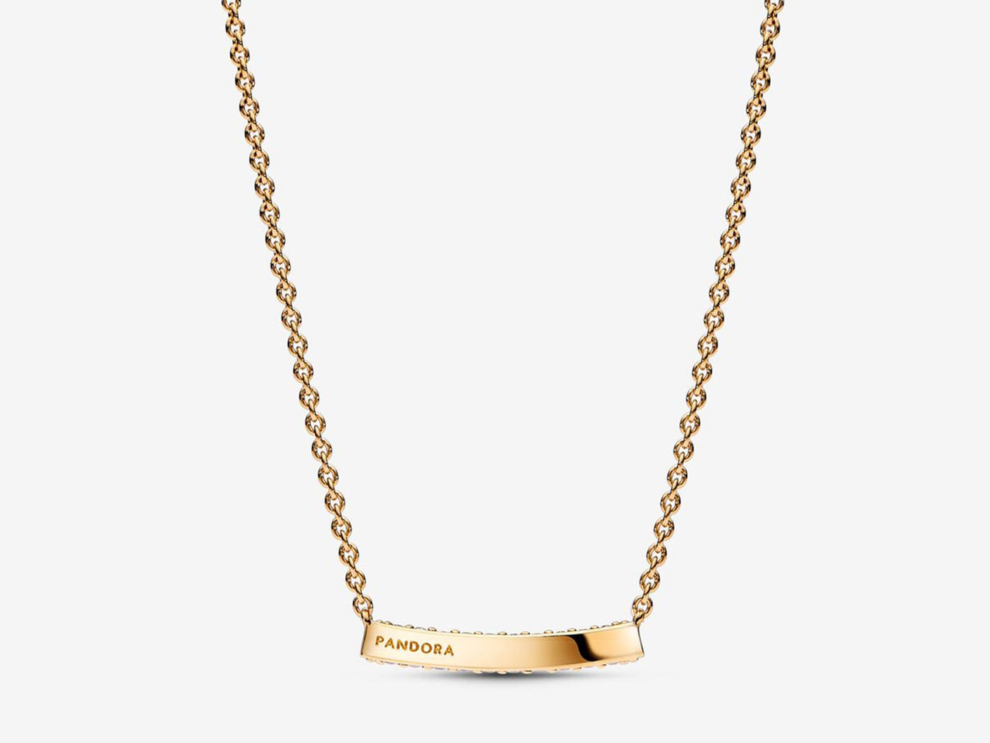 Timeless Pavé Single-row Bar Collier Necklace