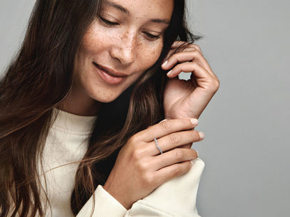 Timeless Wish Sparkling Alternating Ring
