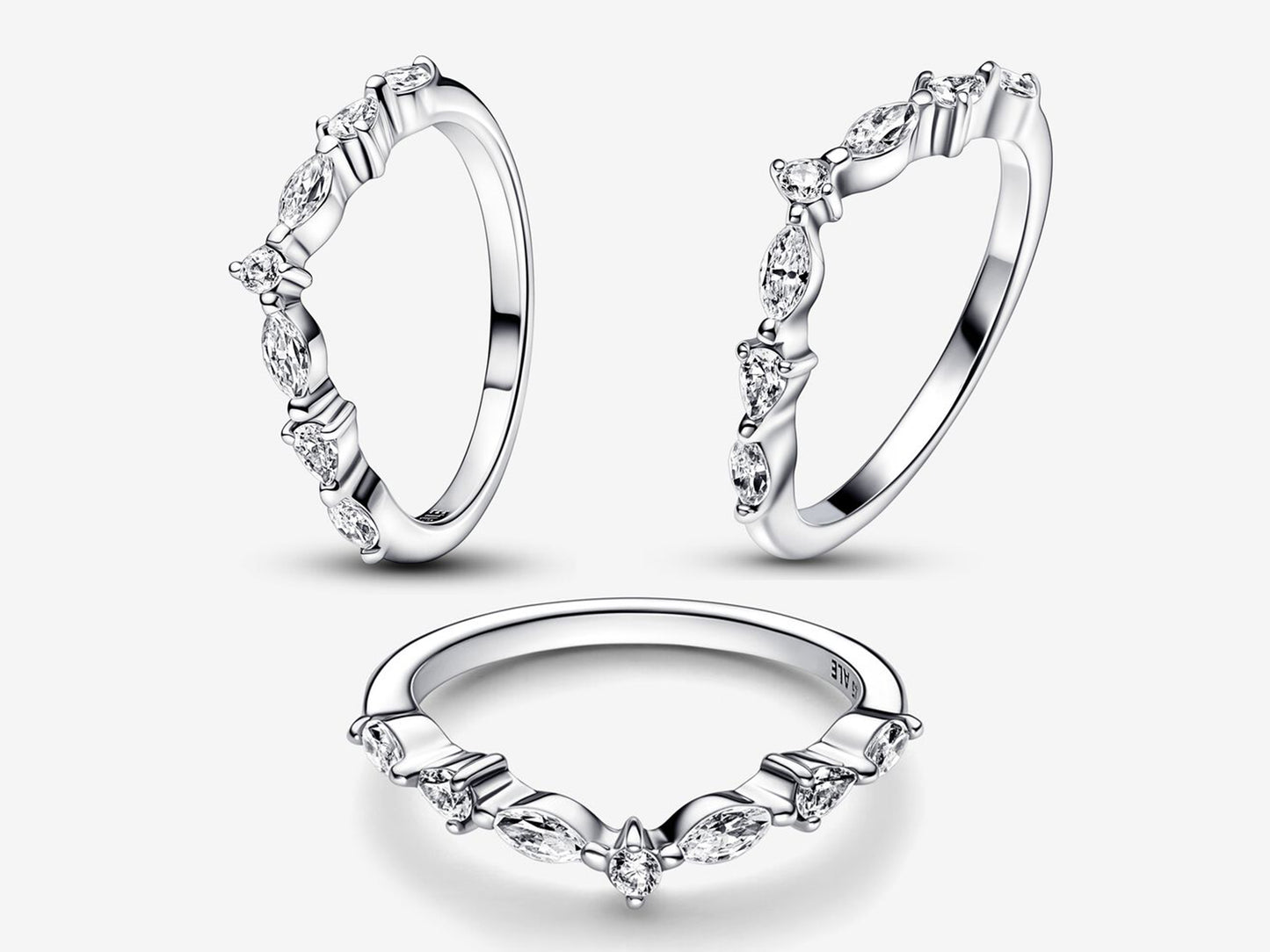 Timeless Wish Sparkling Alternating Ring