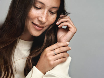 Timeless Wish Half Sparkling Ring