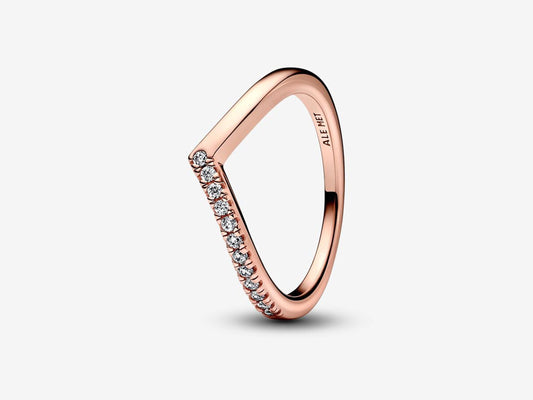 Timeless Wish Half Sparkling Ring