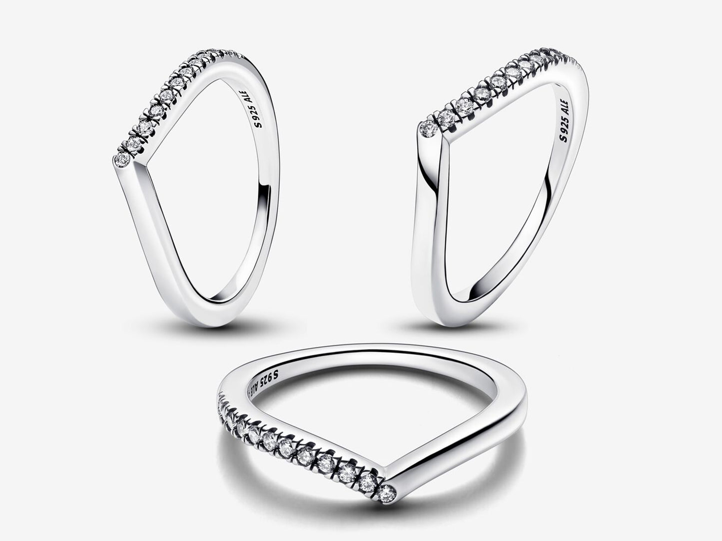 Timeless Wish Half Sparkling Ring