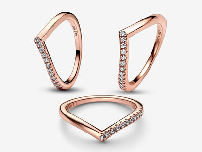 Timeless Wish Half Sparkling Ring