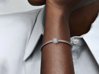 Sparkling Pavé Round Charm