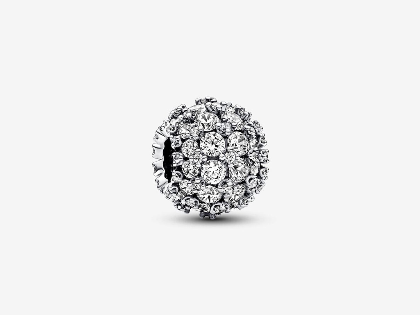 Sparkling Pavé Round Charm