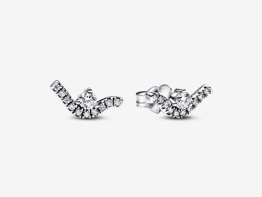 Timeless Wave Stud Earrings