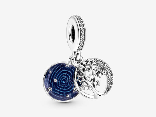 Double Dangle Tree & Galaxy Moon Charm