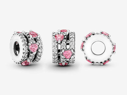 Triple Heartshine Charm