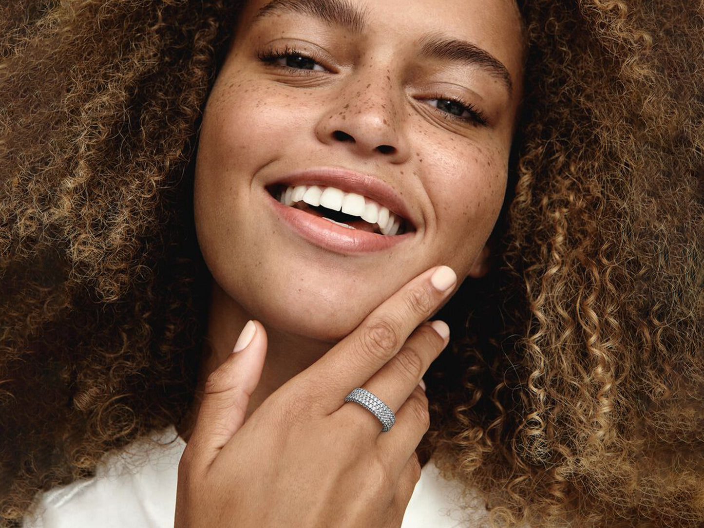 Timeless Pavé Triple-row Ring