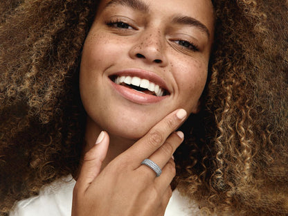 Timeless Pavé Triple-row Ring