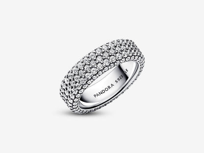 Timeless Pavé Triple-row Ring