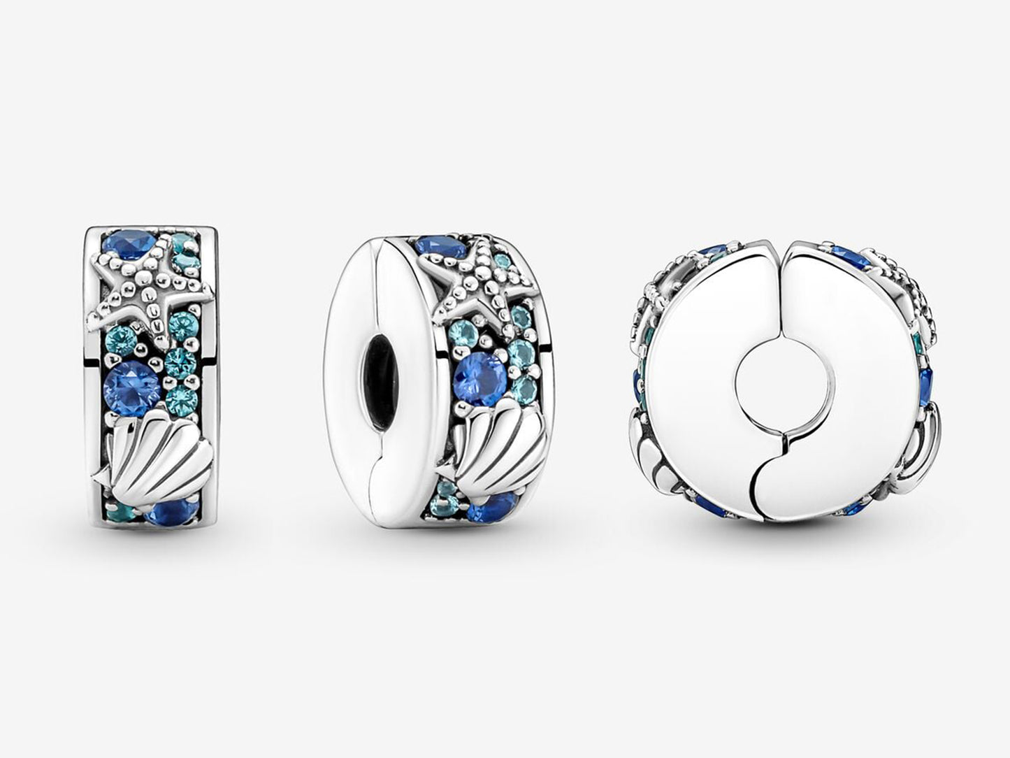 Tropical Starfish & Shell Clip Charm