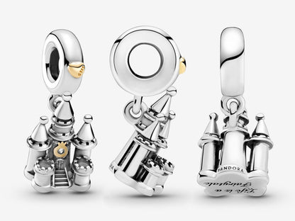 Two-Tone Castle Charm